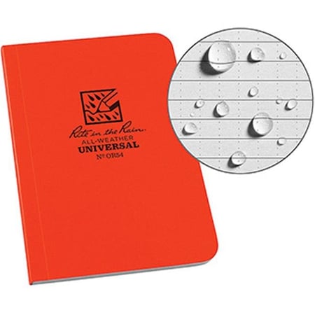 Rite In The Rain Rite in the Rain 359974 Field Flex Memo Book; Orange 359974